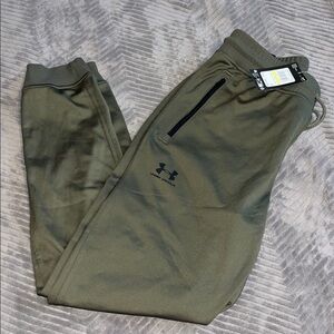 Under Armour Green Joggers with Zip Pocket